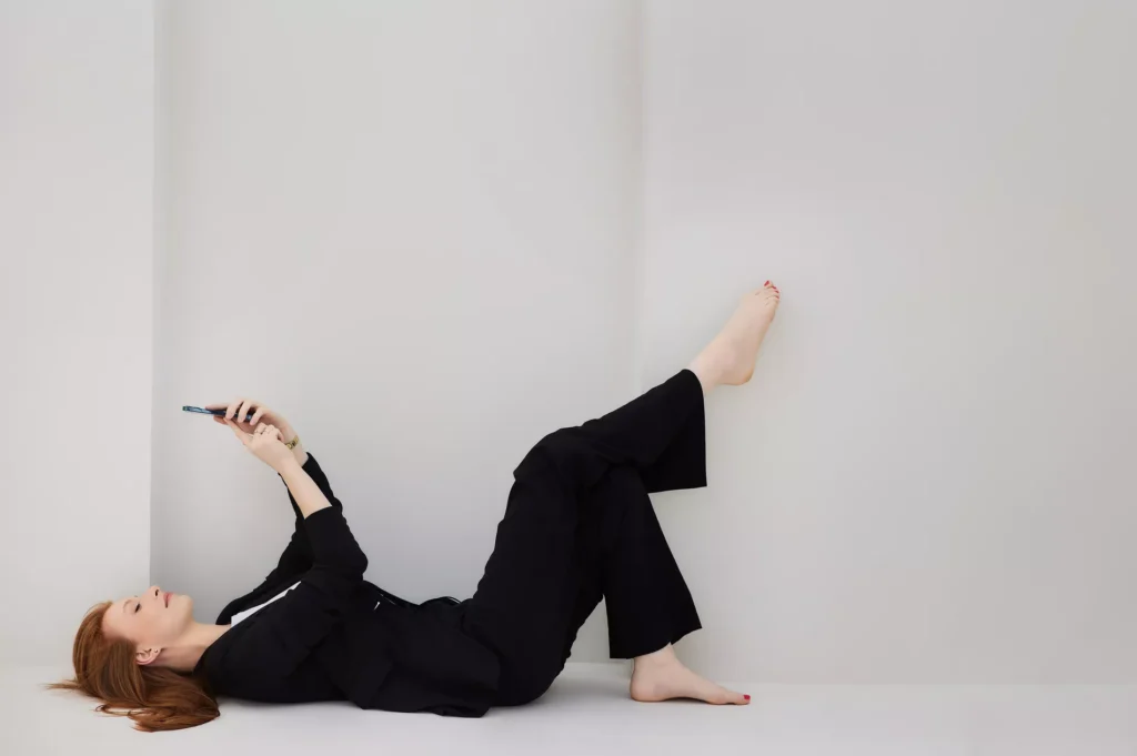 Agata Tatara ekspresyjna sesja do szkolenia online